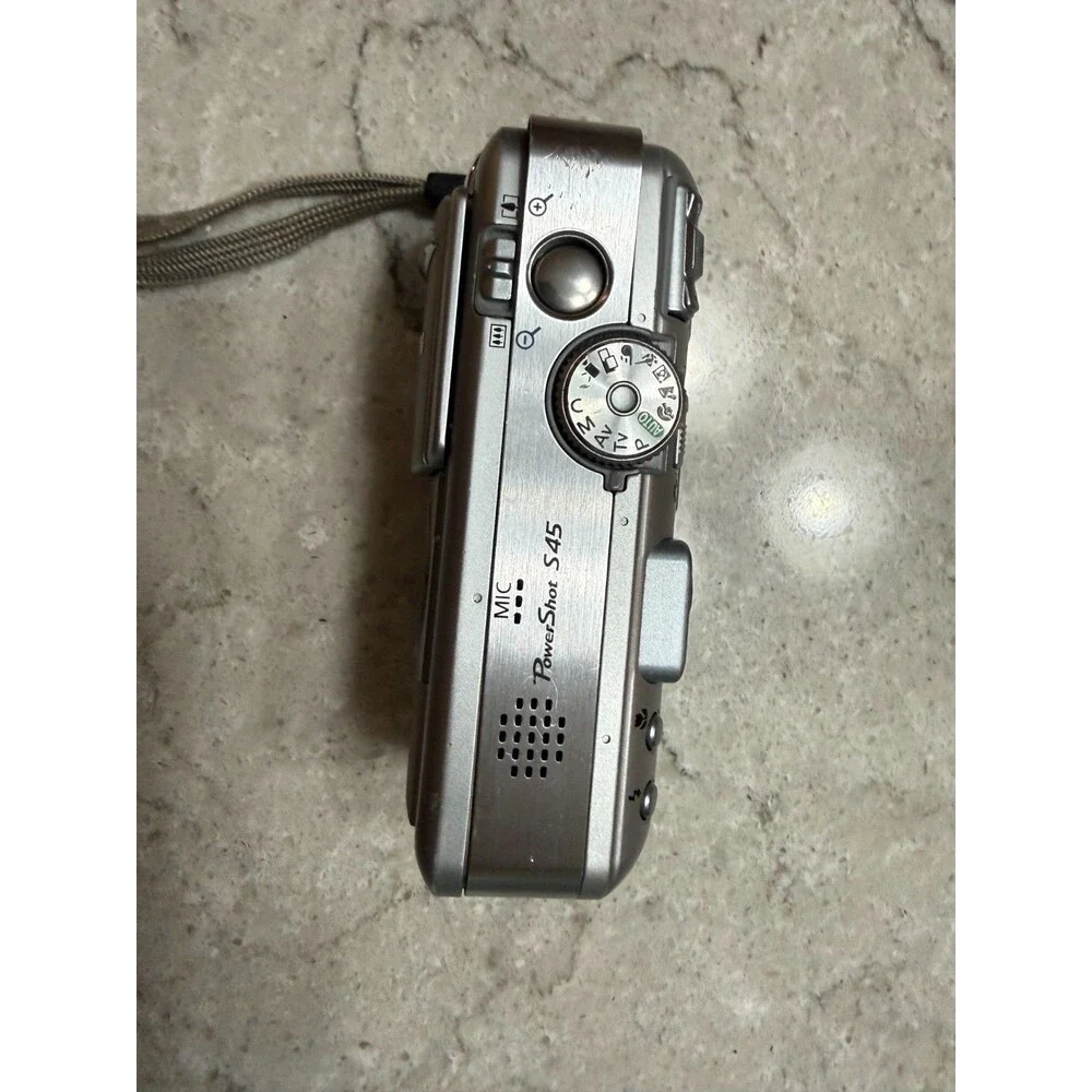 Canon PowerShot S45 Digital Camera Untested dead battery.....  ....(C5B3)